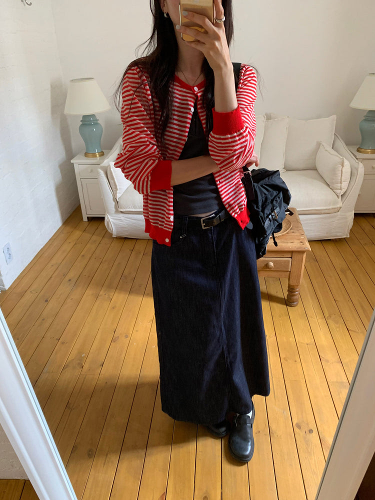 U領鉤扣細節背心