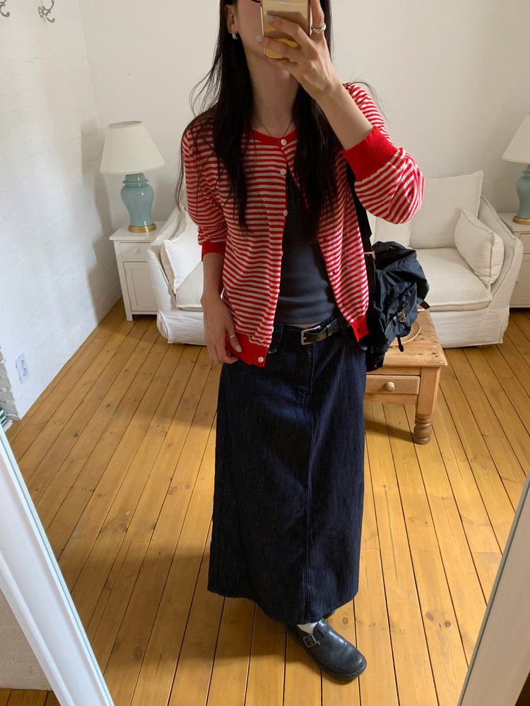 U領鉤扣細節背心
