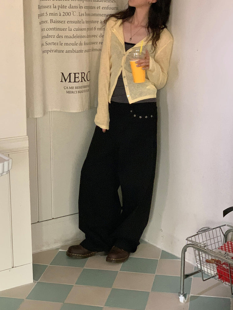 條紋撞色基礎背心