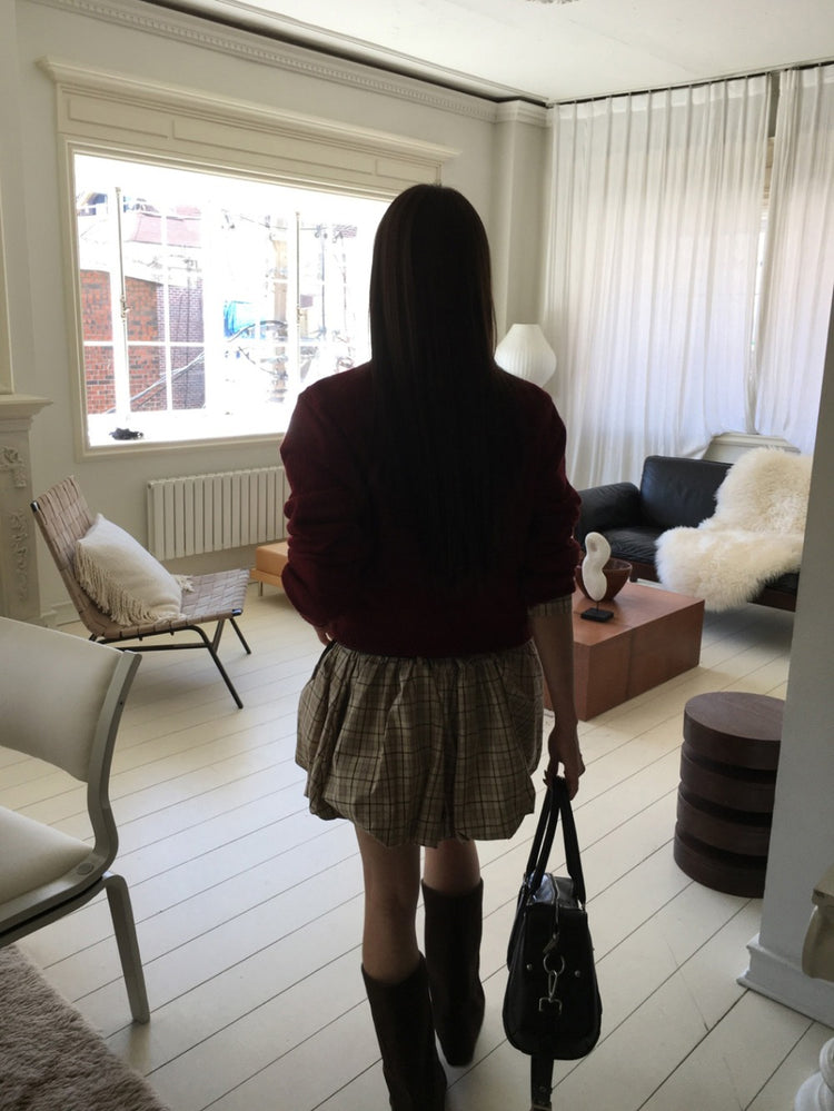 Mohair美色V領針織外套
