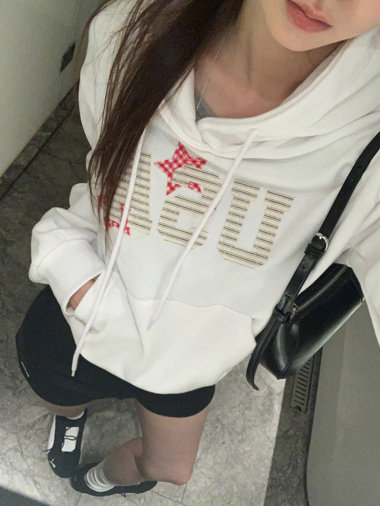 復古USA連帽衛衣