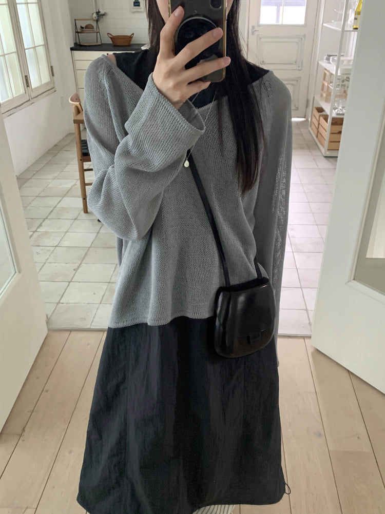 舒適感條紋直褲