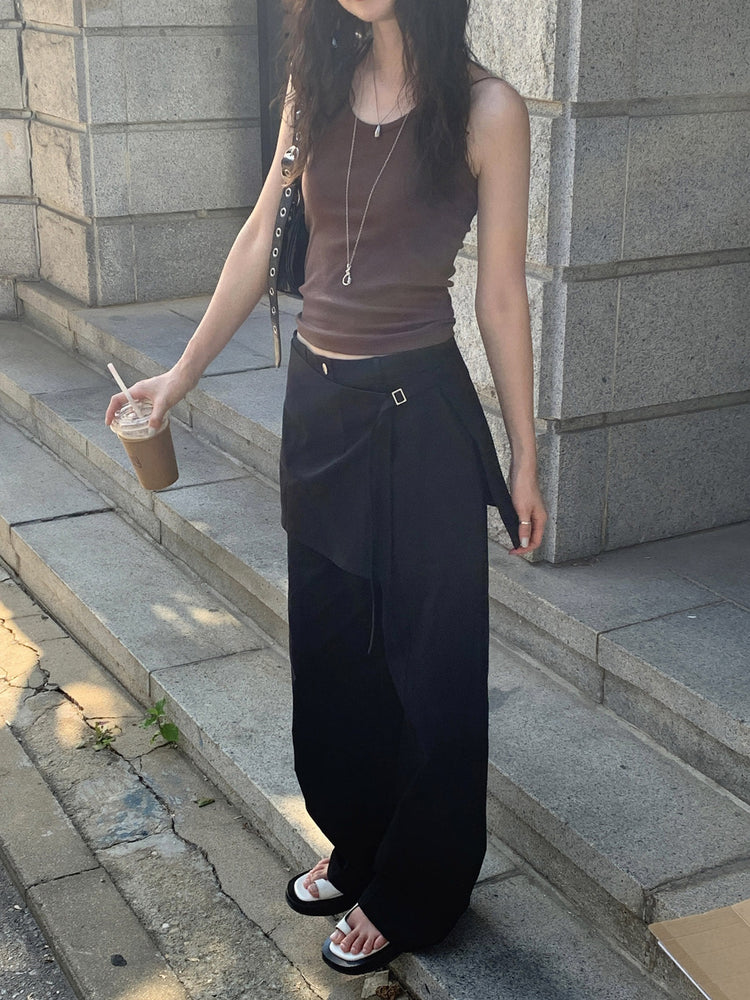 掛脖美色修身上衣