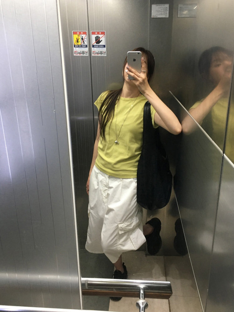 美色拉克蘭袖修身上衣