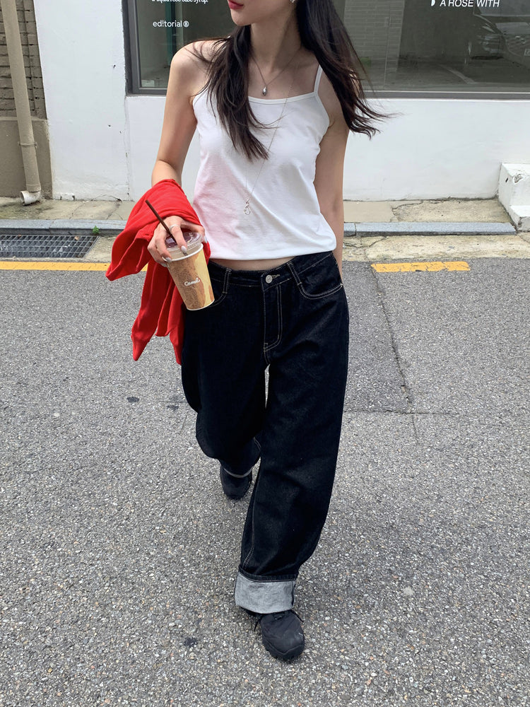 削肩美背細節背心