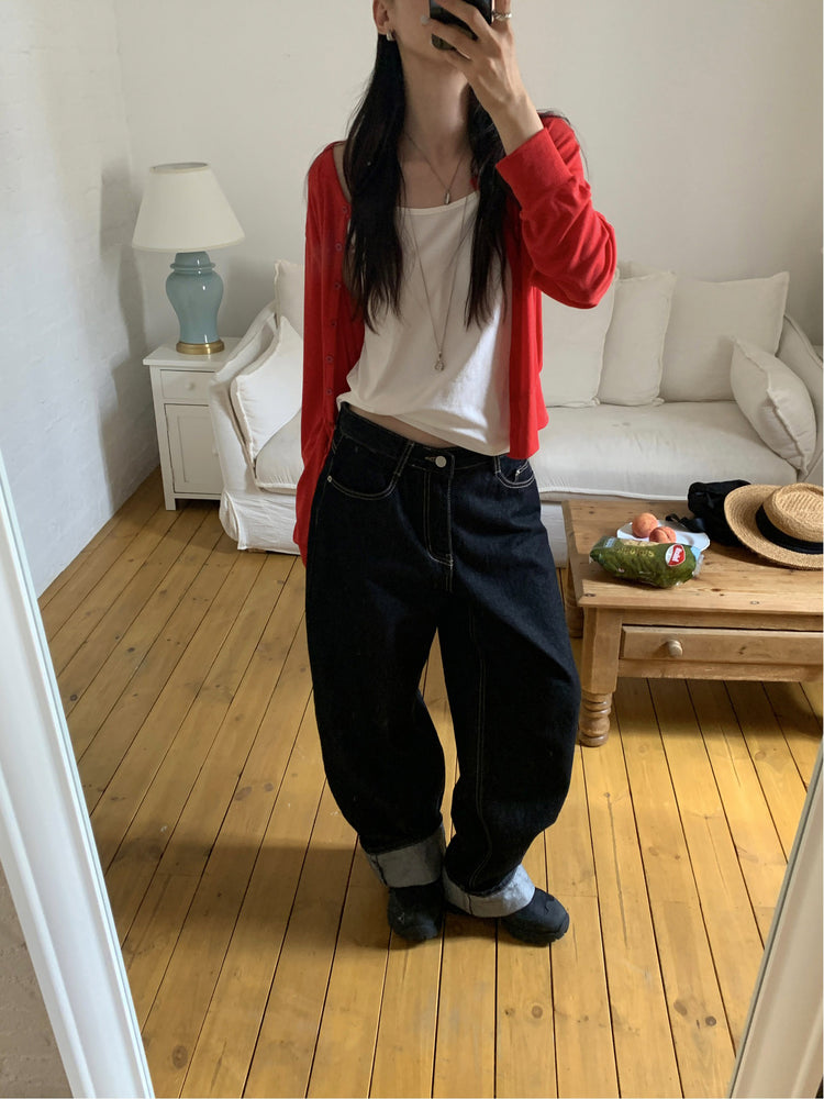 削肩美背細節背心