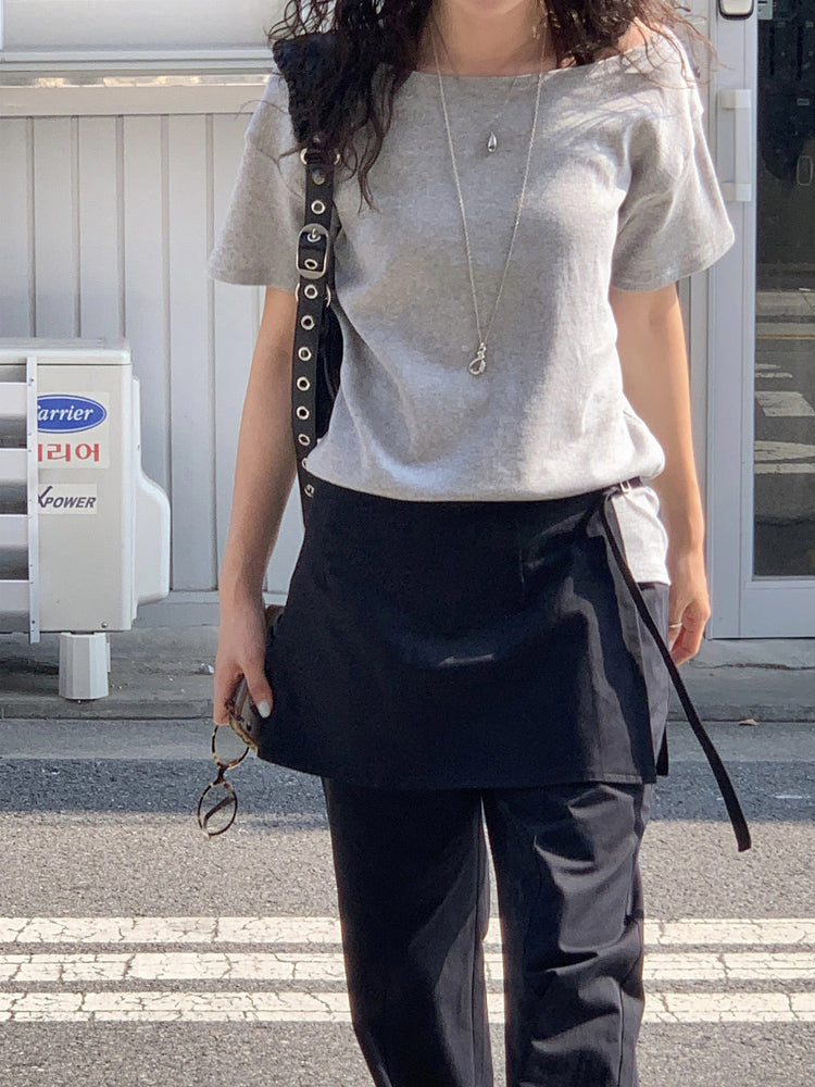 掛脖美色修身上衣