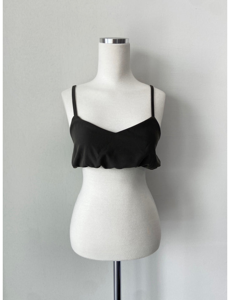 泡泡抓皺細節背心