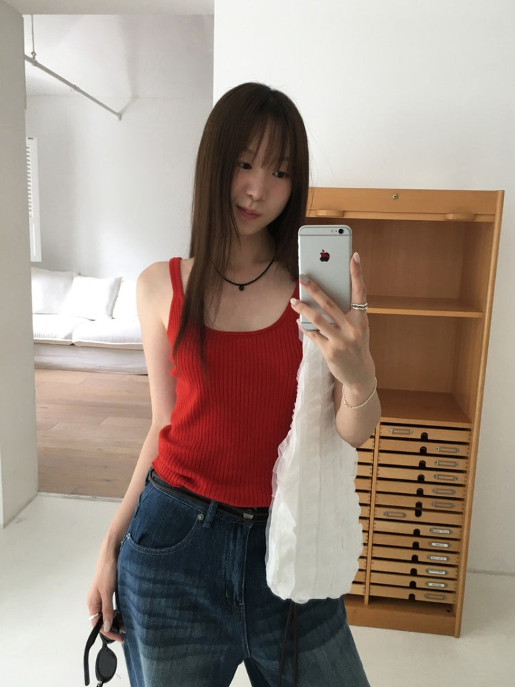 蕾絲層次hobo bag