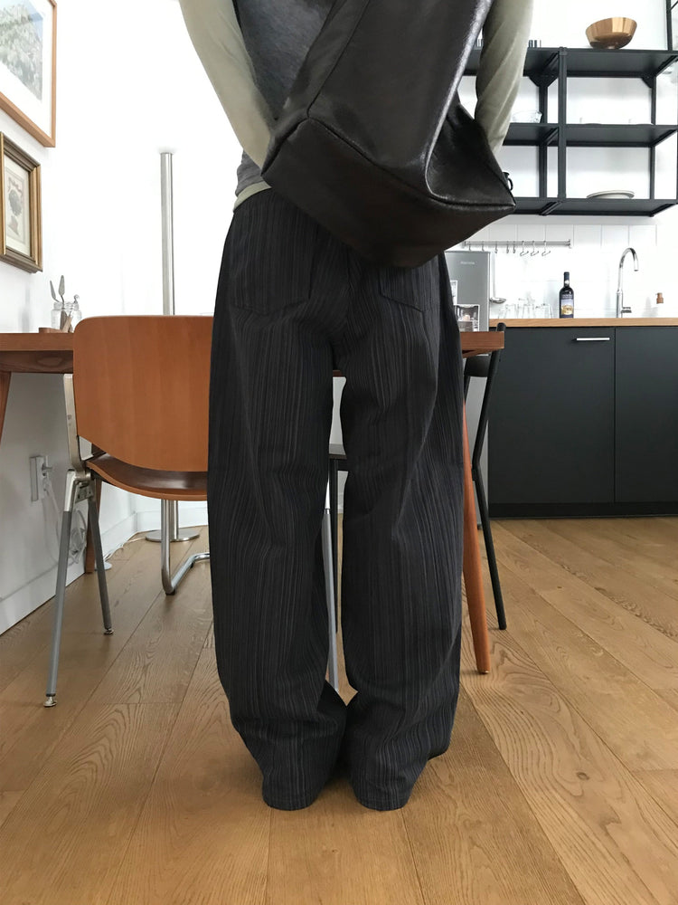 美色船領修身上衣