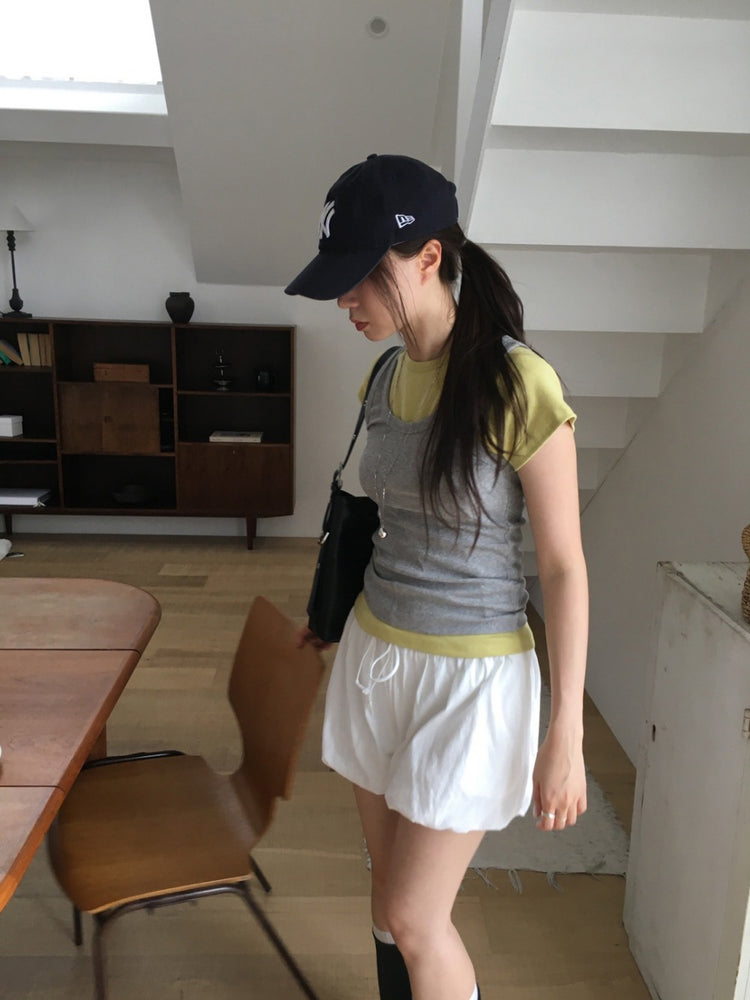 美色拉克蘭袖修身上衣