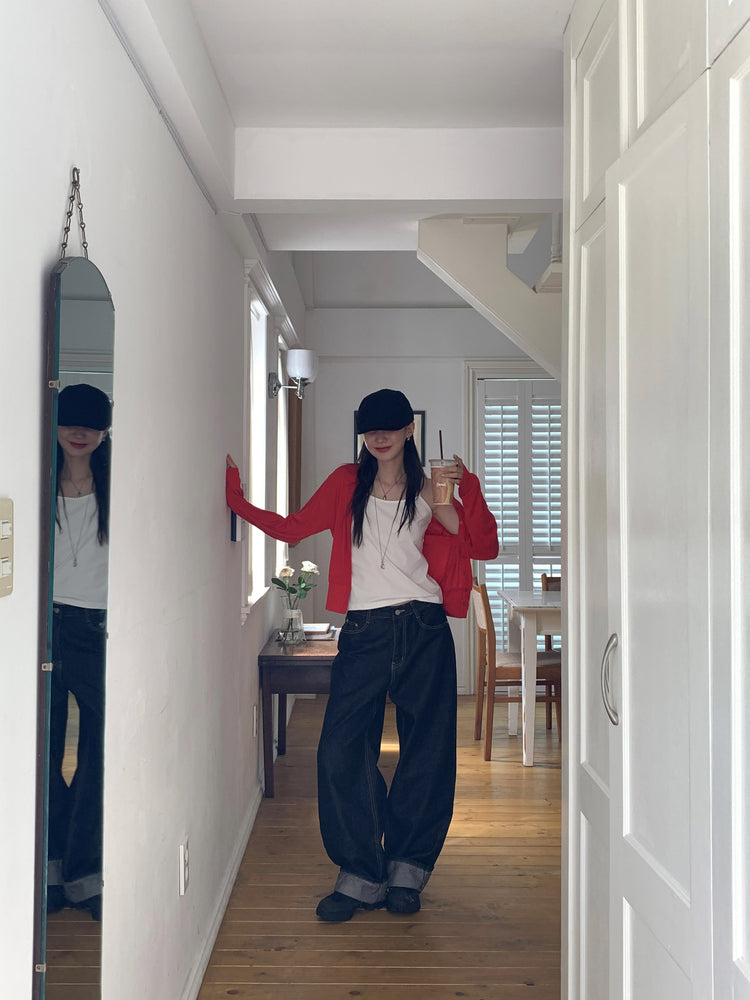 削肩美背細節背心