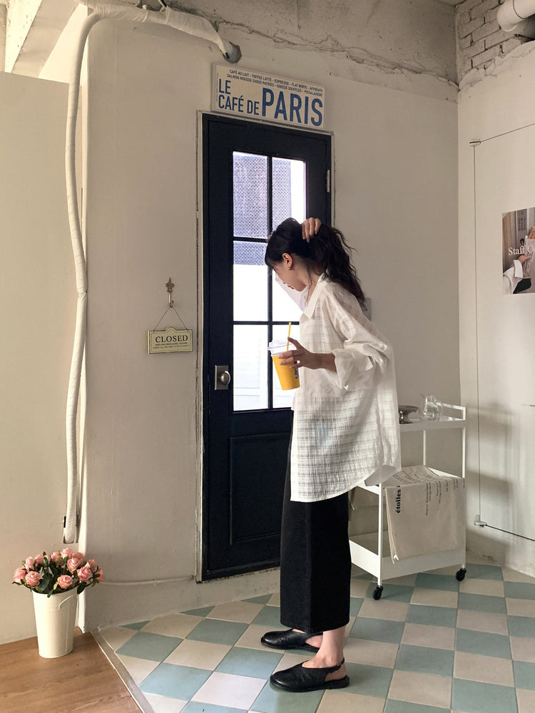 條紋撞色基礎背心
