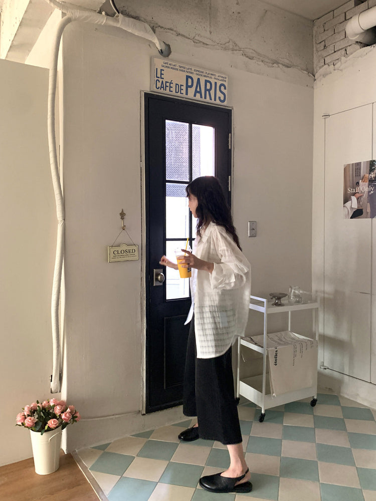 條紋撞色基礎背心