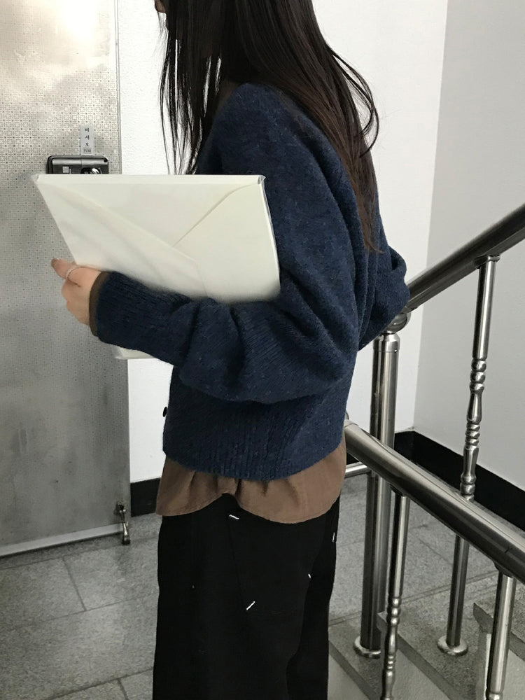 背口袋細節寬鬆直褲