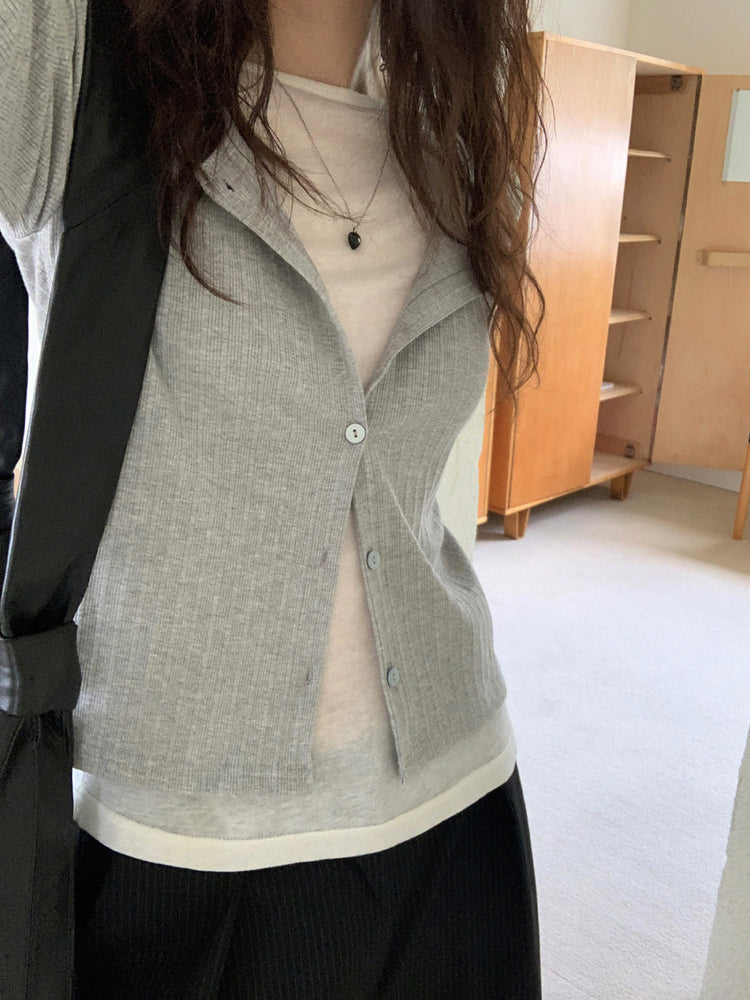美色透膚基礎上衣