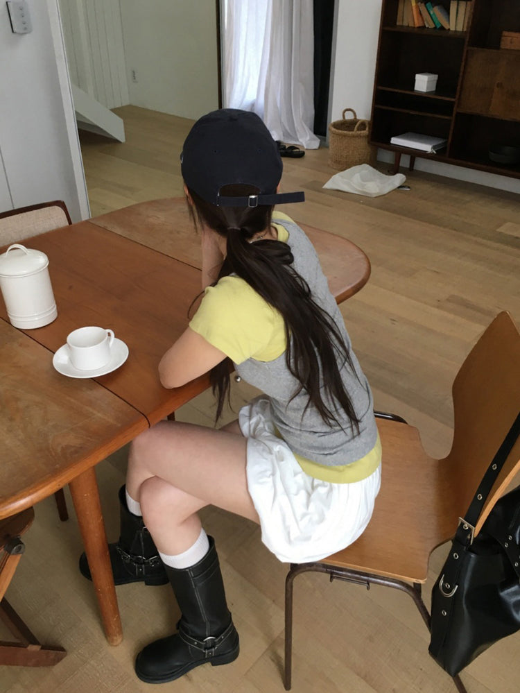 美色拉克蘭袖修身上衣