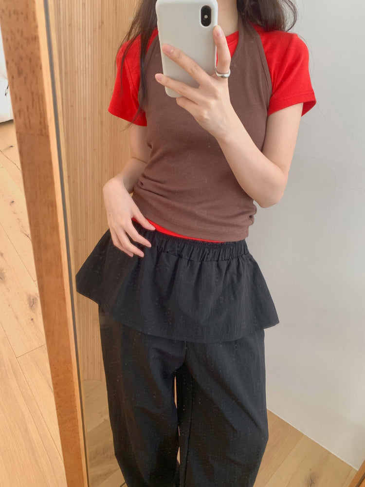 掛脖美色修身上衣