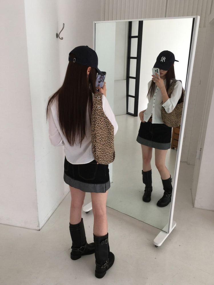 天絲馬甲壓線修腰襯衫