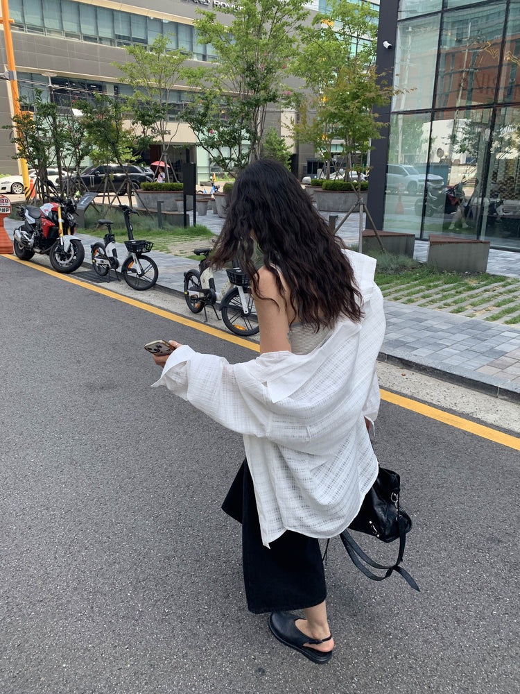 條紋撞色基礎背心