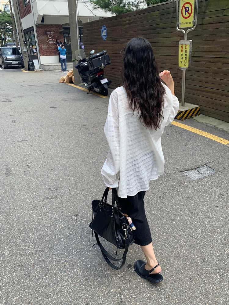條紋撞色基礎背心