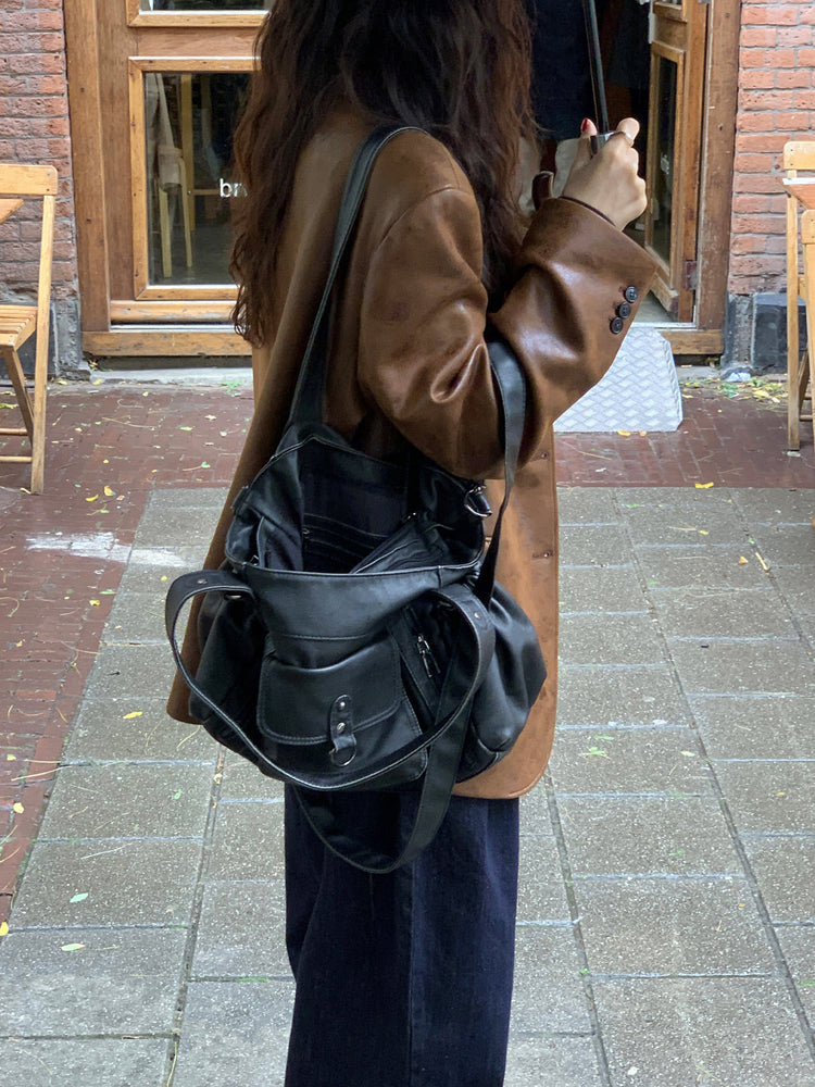 高質做舊皮質西外