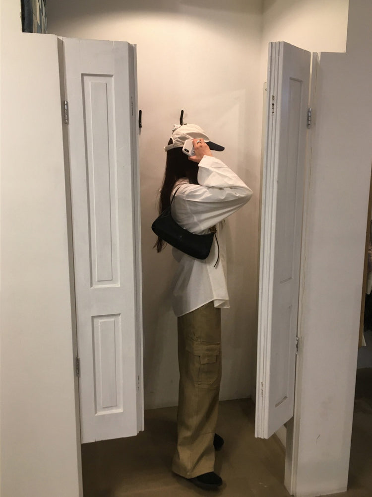 經典棉質寬鬆襯衫