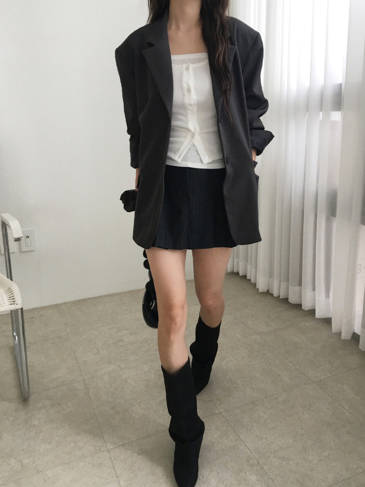 金屬扣扣鈕細節西外(髮圈)