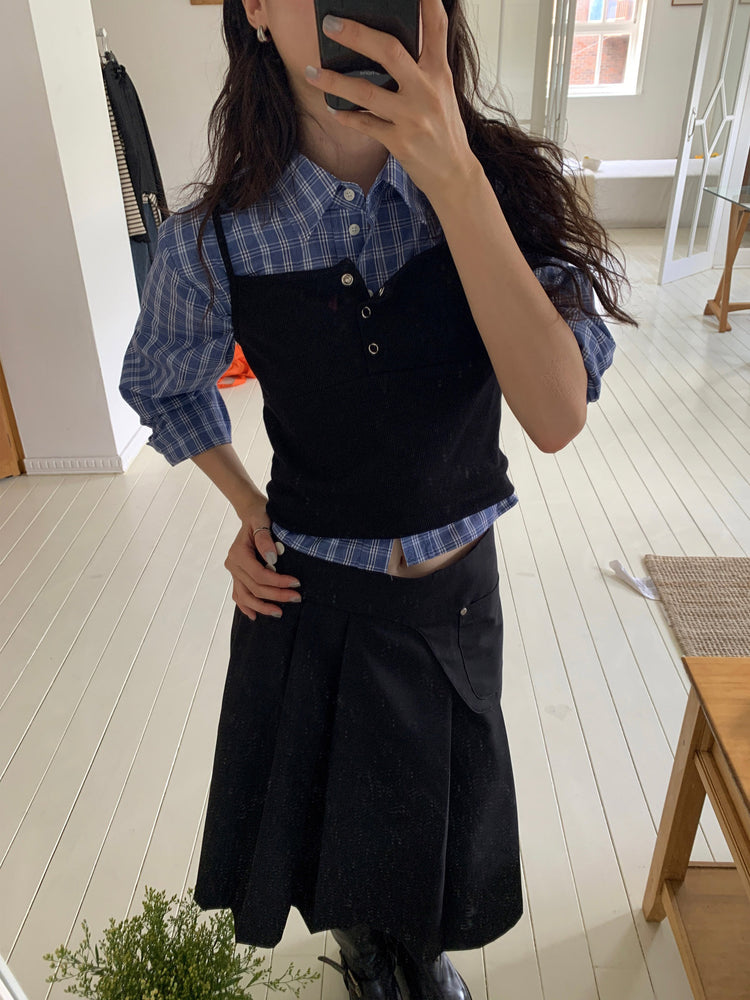 美式合身修腰襯衫