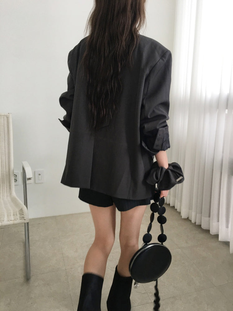 金屬扣扣鈕細節西外(髮圈)