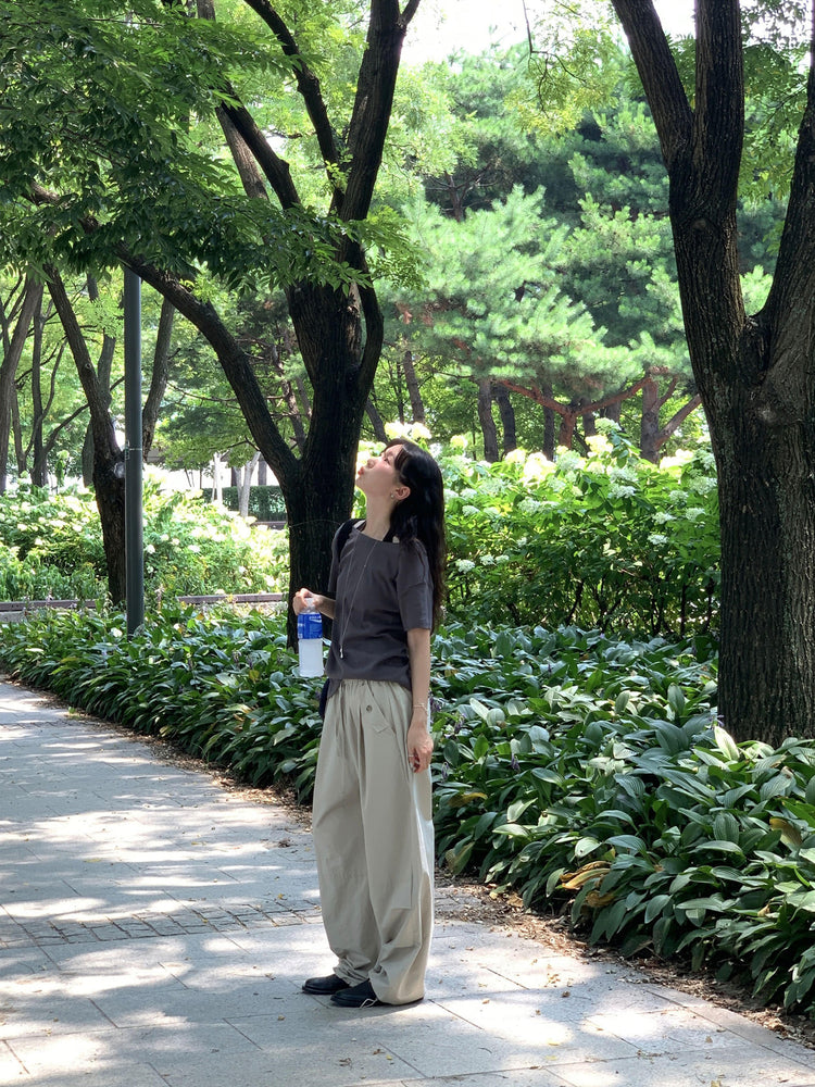 掛脖美色修身上衣