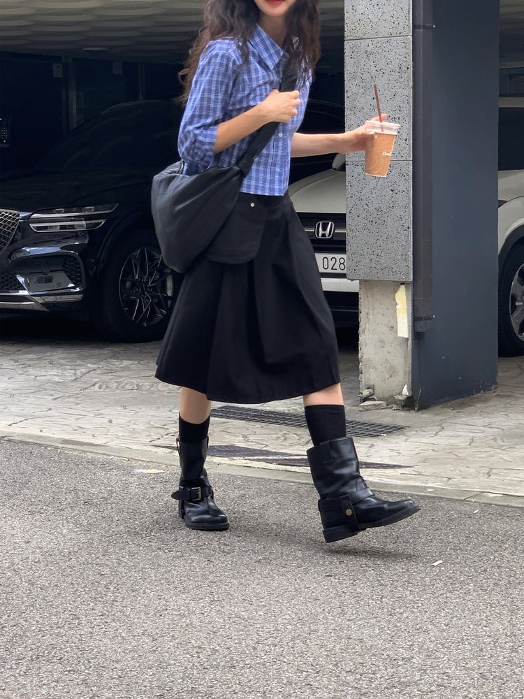 美式合身修腰襯衫