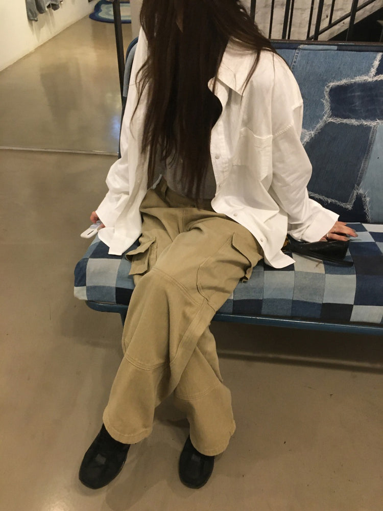 經典棉質寬鬆襯衫