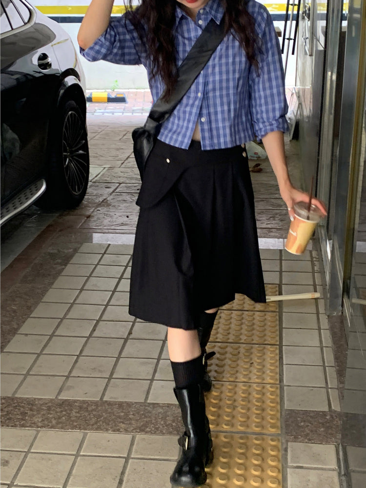 美式合身修腰襯衫