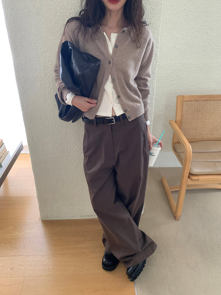 暗紋排鈕顯瘦外套