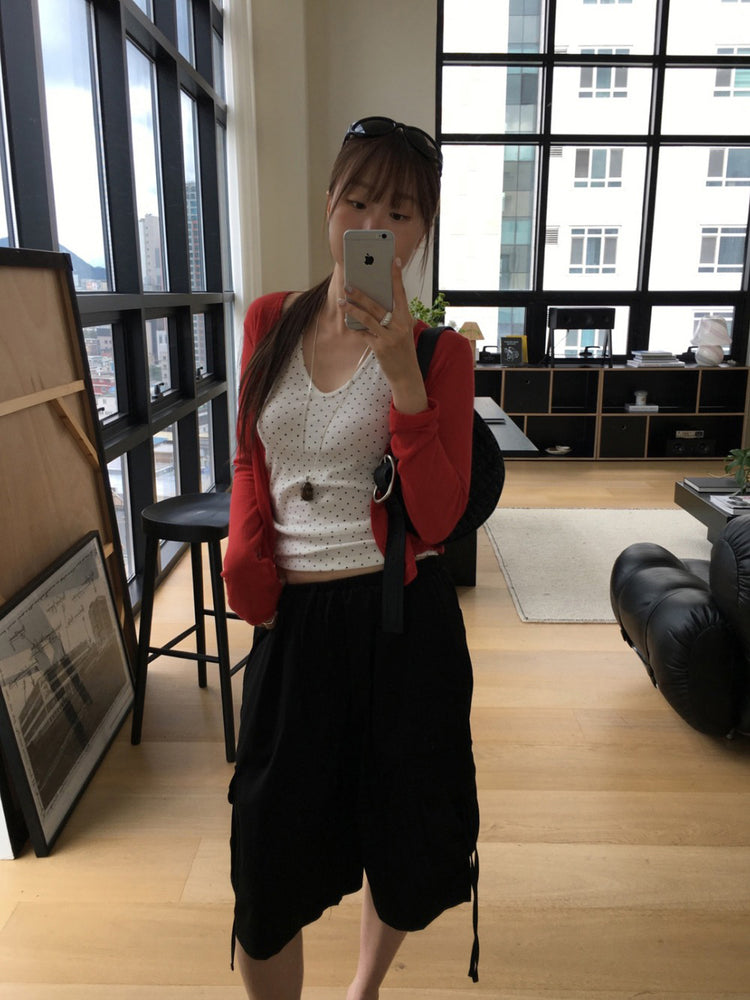 微透美色排鈕修身外套