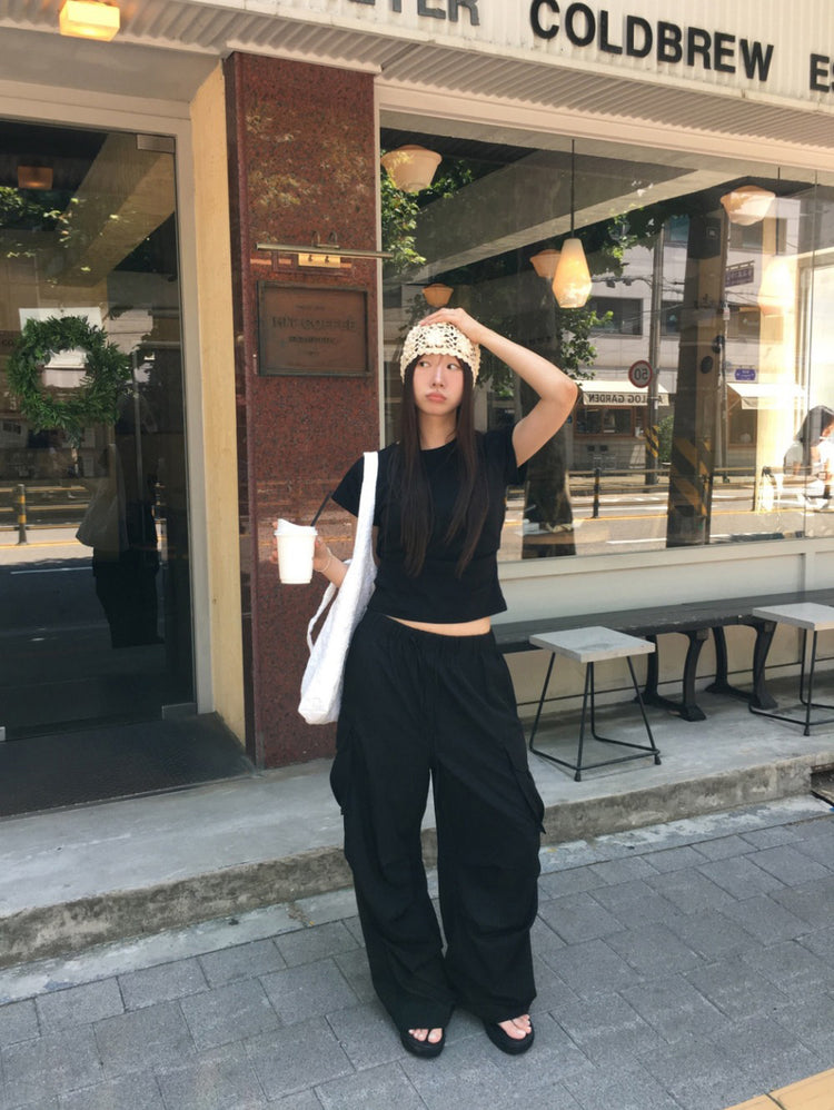 美色拉克蘭袖修身上衣