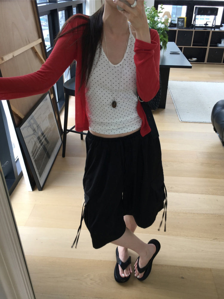 微透美色排鈕修身外套