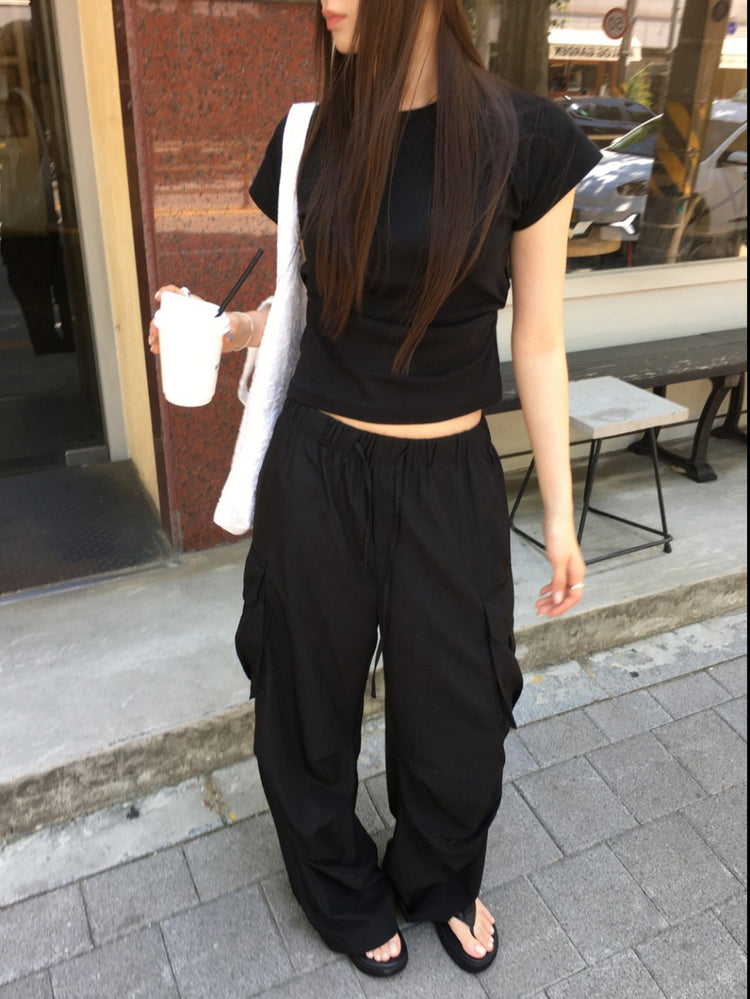 美色拉克蘭袖修身上衣