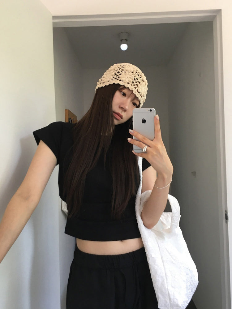 美色拉克蘭袖修身上衣