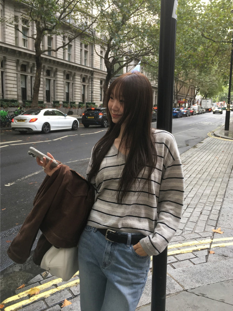 翻領明線細節麂皮外套