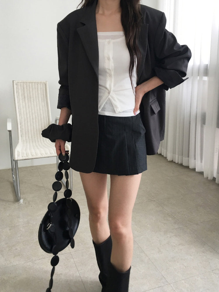 金屬扣扣鈕細節西外(髮圈)