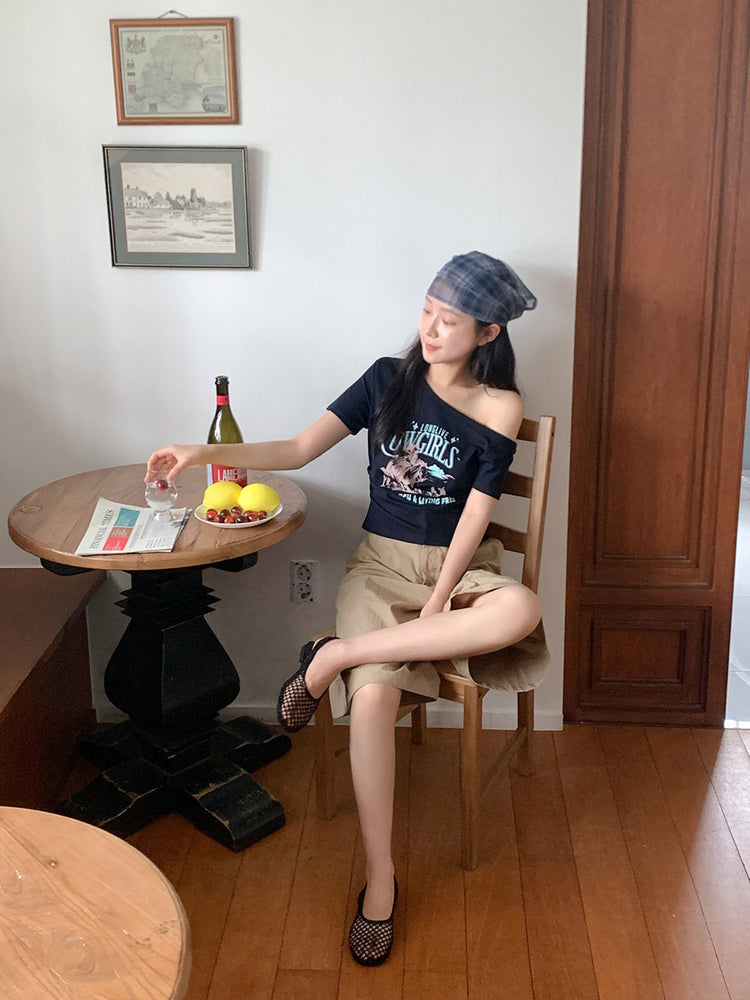 微透格紋三角巾