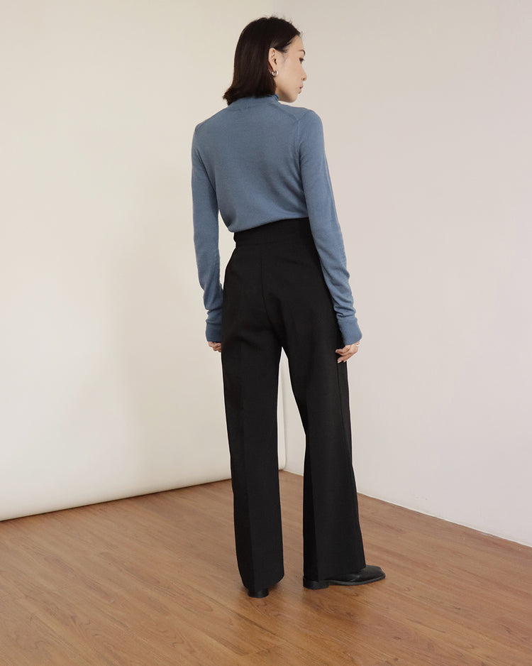 (現)高領細節針織上衣