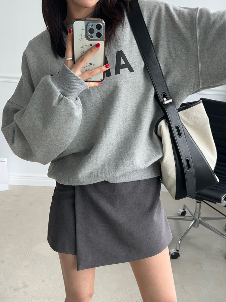 (現)高質不規則細節裙褲