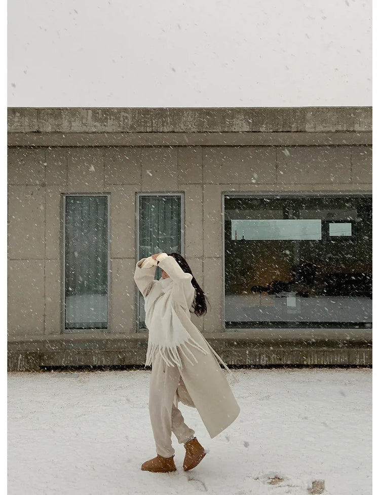 毛絨內裏低筒雪靴