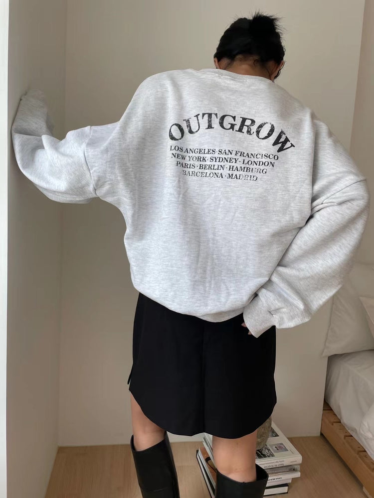 (現)Outgrow修腰休閒衛衣