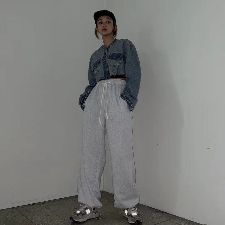 Unisex休閒兩穿棉褲
