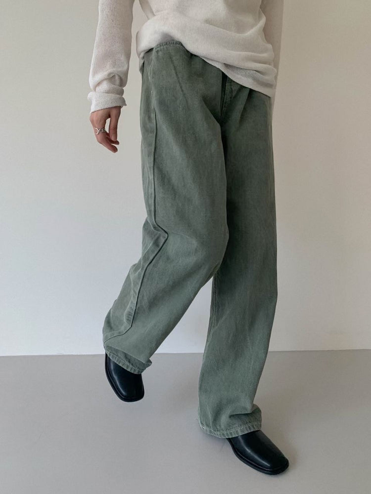 軟皮方頭兩穿皮鞋