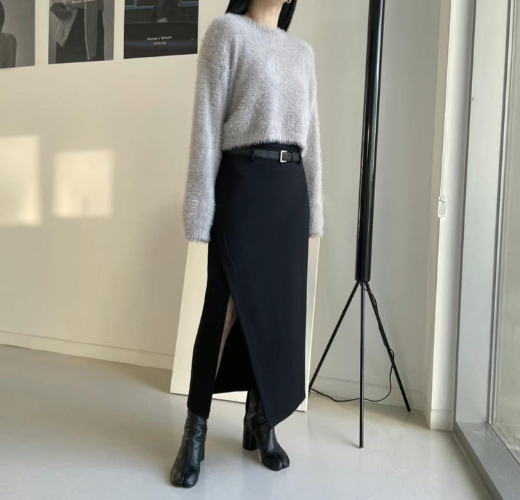 (Fitting)親膚毛毛質感上衣
